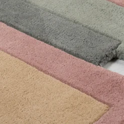 Abstrakt Läufer - Stracto Collage Rosa Beige - 60x230cm