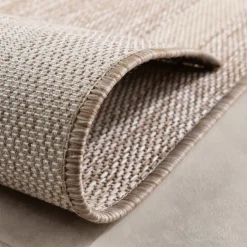 Balkonteppich - Sierra Border Beige Creme
