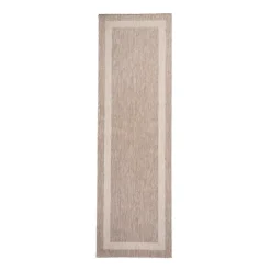 Balkonteppich - Sierra Border Beige Creme