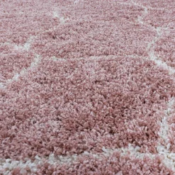 Berberteppich - Agadir Circle Rosa Creme