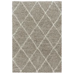 Berberteppich - Agadir Lines Beige Creme