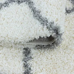 Berberteppich Rund - Agadir Circle Creme Grau