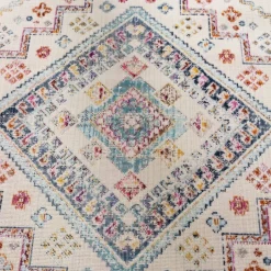Boho Teppich - Joya Medaillon Bunt