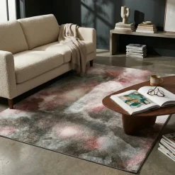 Designer Teppich - Lunara Rot
