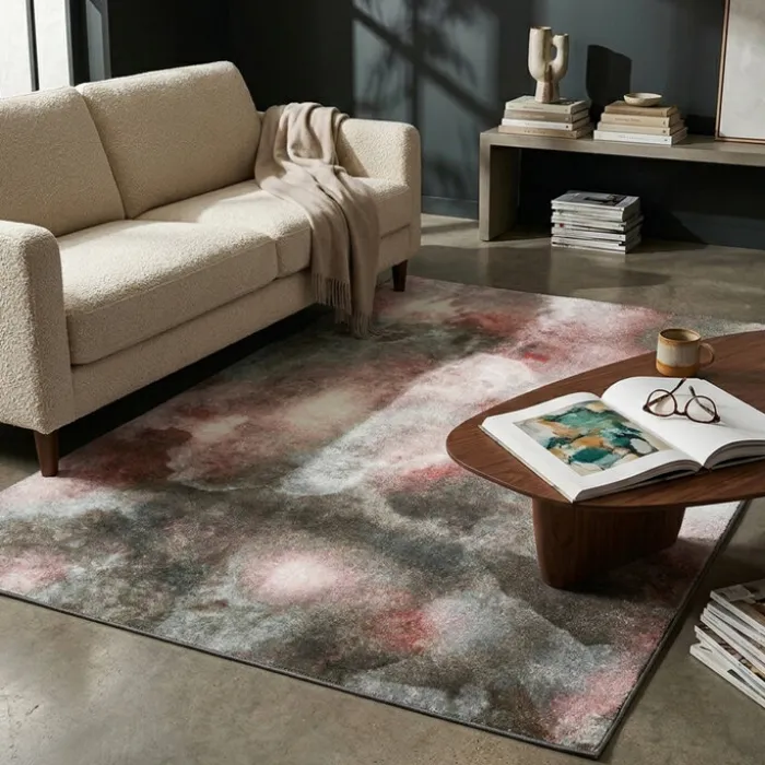 Designer Teppich - Lunara Rot