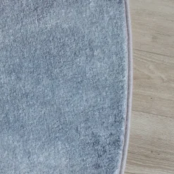 Designer Teppich Rund - Lunara Grau
