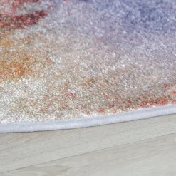 Designer Teppich Rund - Lunara Lila