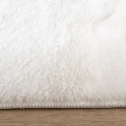 Flauschiger Läufer - Cozy Weiß