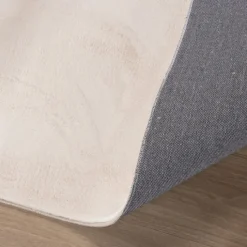 Flauschiger Teppich - Cozy Creme