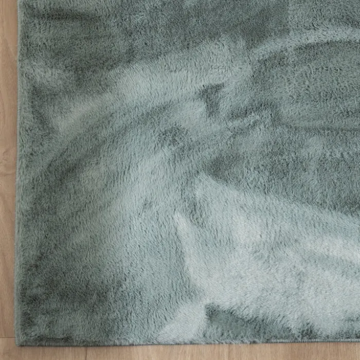 Flauschiger Teppich - Cozy Grün