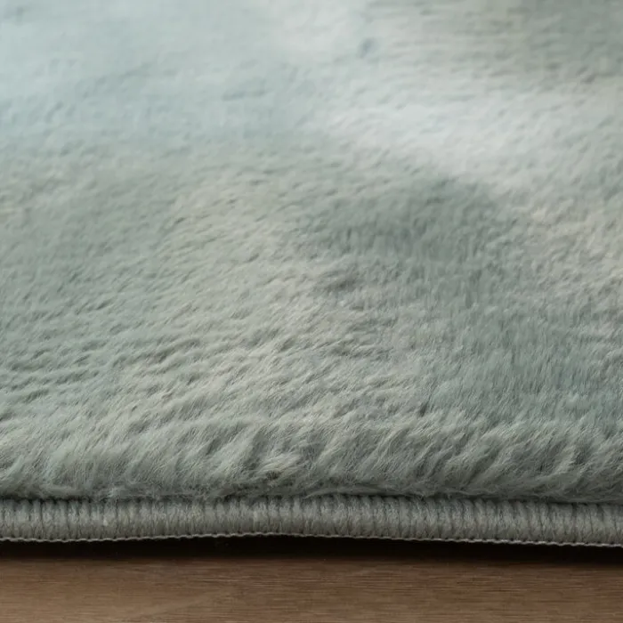 Flauschiger Teppich - Cozy Grün
