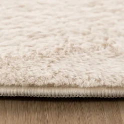 Flauschiger Teppich - Cozy Ripple Creme
