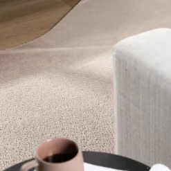 Flauschiger Teppich - Cozy Ripple Taupe