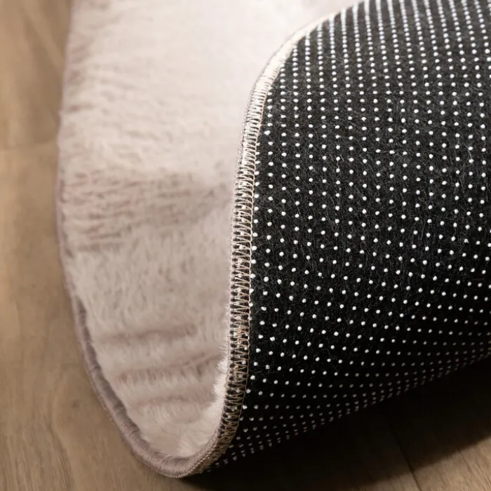 Flauschiger Teppich - Cozy Ripple Taupe