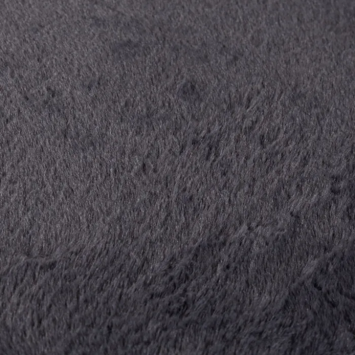 Flauschiger Teppich Rund - Cozy Anthrazit