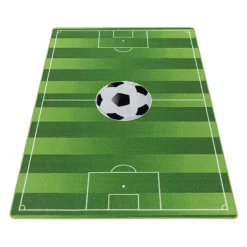 Fußballteppich - Pleun Fußballfeld Grün