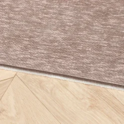 Geometrischer Teppich - Swing Circles Blau Braun