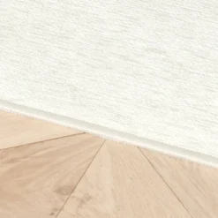 Geometrischer Teppich - Swing Waves Blau Rosa