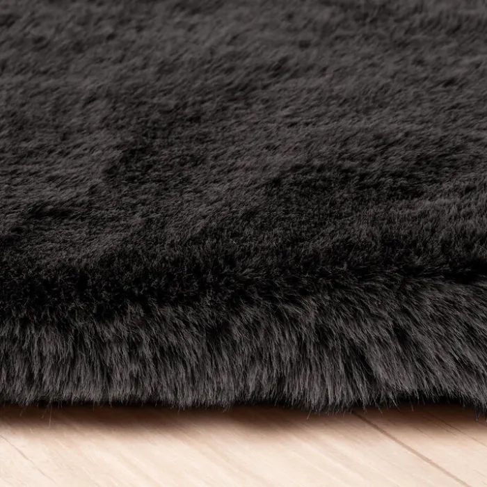 Hochflor Läufer - Comfy Supreme Schwarz