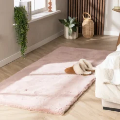 Hochflor Läufer - Comfy Supreme Rosa