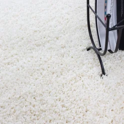 Hochflor Läufer - Life Creme Weiß - 80x250cm