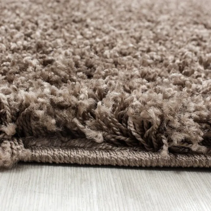 Hochflor Läufer - Life Hellbraun - 80x250cm