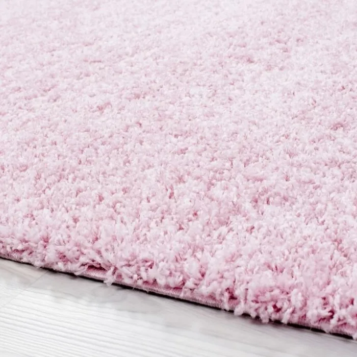 Hochflor Läufer - Life Rosa - 80x250cm