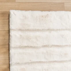 Hochflor Teppich - Carvy Curves Creme