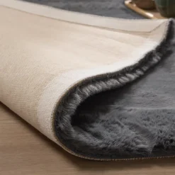 Hochflor Teppich - Comfy Supreme Anthrazit