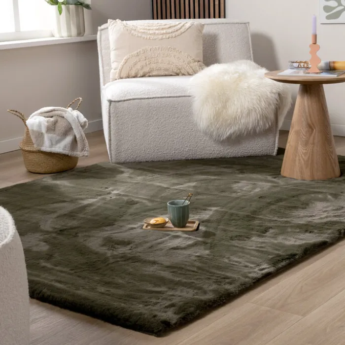 Hochflor Teppich - Comfy Supreme Grün