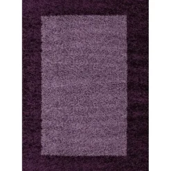 Hochflor Teppich - Edge Lila