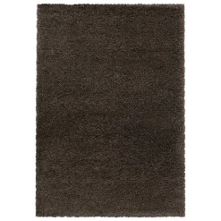 Hochflor Teppich - Fuzzy Braun