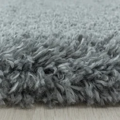 Hochflor Teppich - Fuzzy Grau