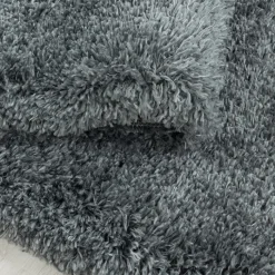 Hochflor Teppich - Fuzzy Grau