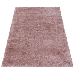 Hochflor Teppich - Fuzzy Rosa