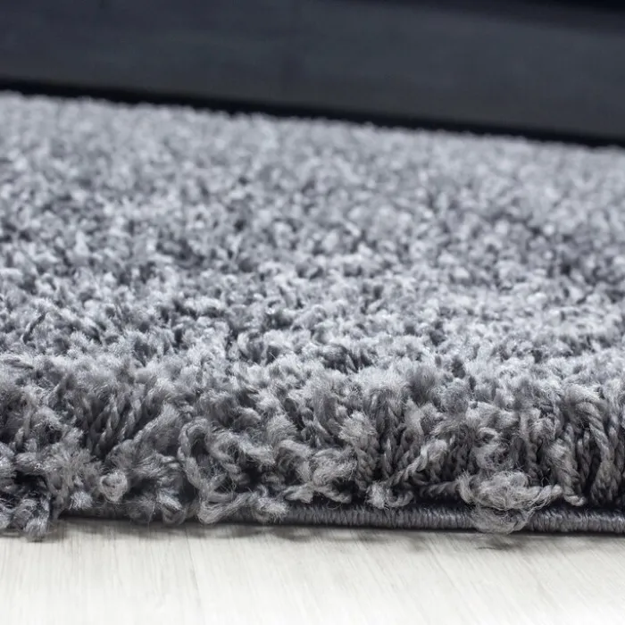 Hochflor Teppich - Life Grau