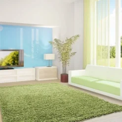 Hochflor Teppich - Life Grün