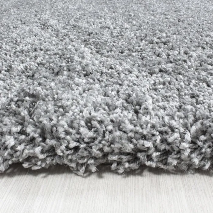 Hochflor Teppich - Life Hellgrau