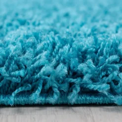 Hochflor Teppich - Life Türkis