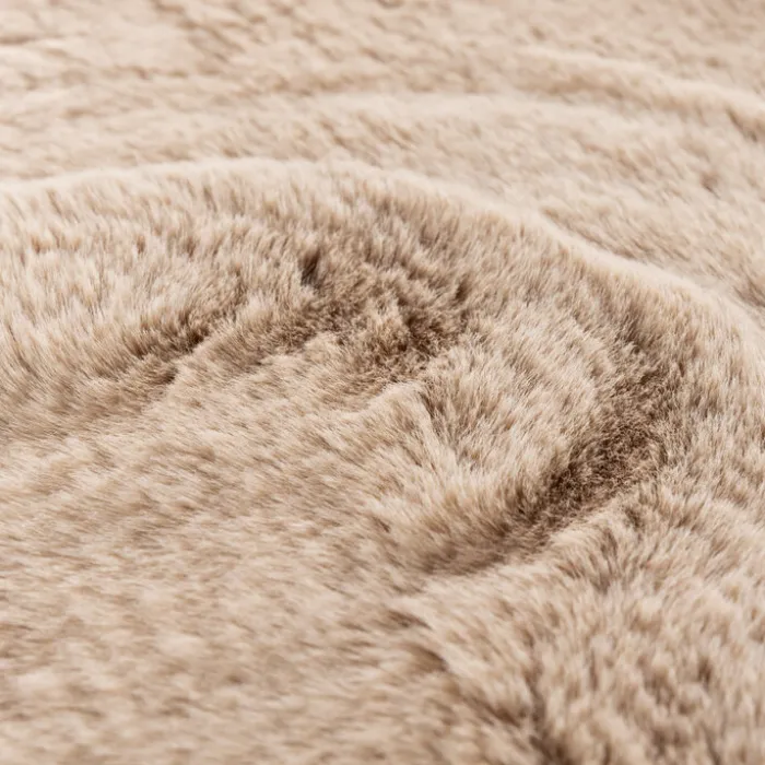 Hochflor Teppich Rund - Comfy Supreme Beige