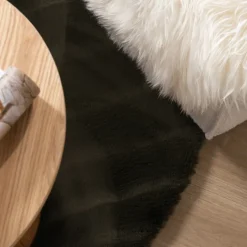 Hochflor Teppich Rund - Comfy Supreme Grün