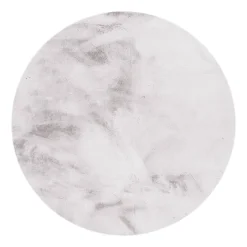 Hochflor Teppich Rund - Comfy Supreme Grau