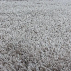 Hochflor Teppich Rund - Fuzzy Beige