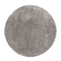 Hochflor Teppich Rund - Fuzzy Beige