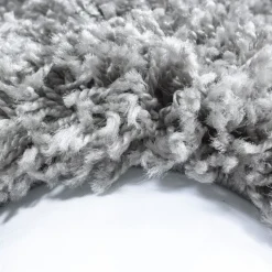 Hochflor Teppich Rund - Life Hellgrau