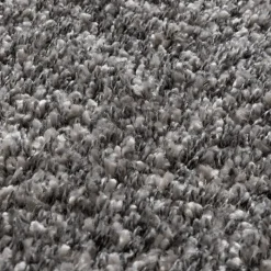 Hochflor Wohnzimmer Teppich - Yves Grau