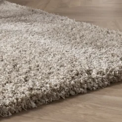 Hochflor Wohnzimmer Teppich - Yves Beige