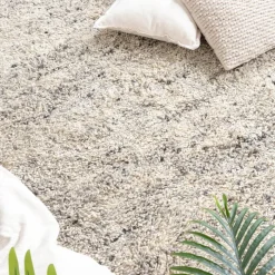 Hochflor Wollteppich - Royal Creme Grau