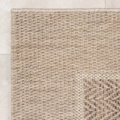 In- & Outdoor Jute Teppich - Fora Edge Natural