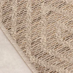In- & Outdoor Jute Teppich - Fora Tile Natural